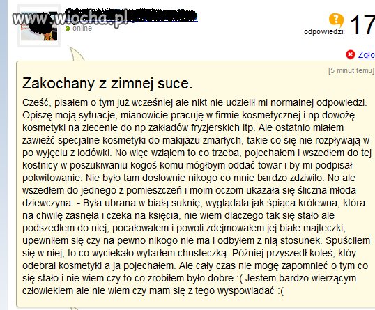 Załamałam się jak to przeczytałam...