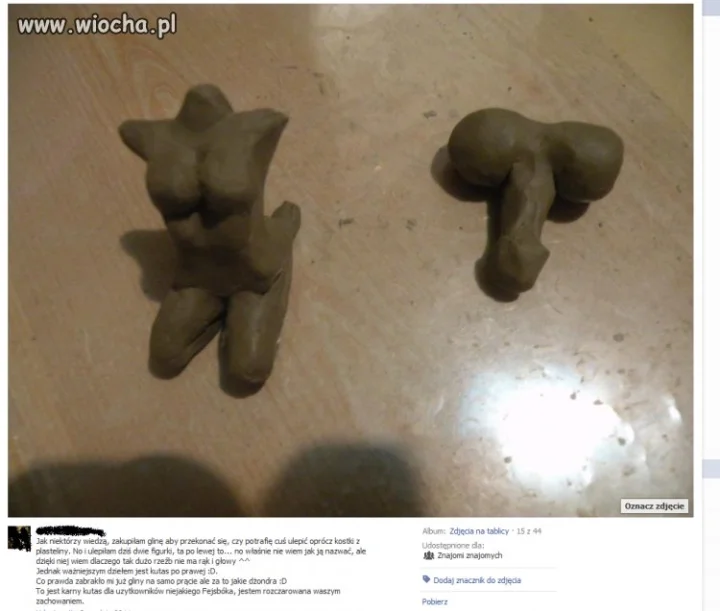 Twórczością trzeba się koniecznie pochwalić na fb