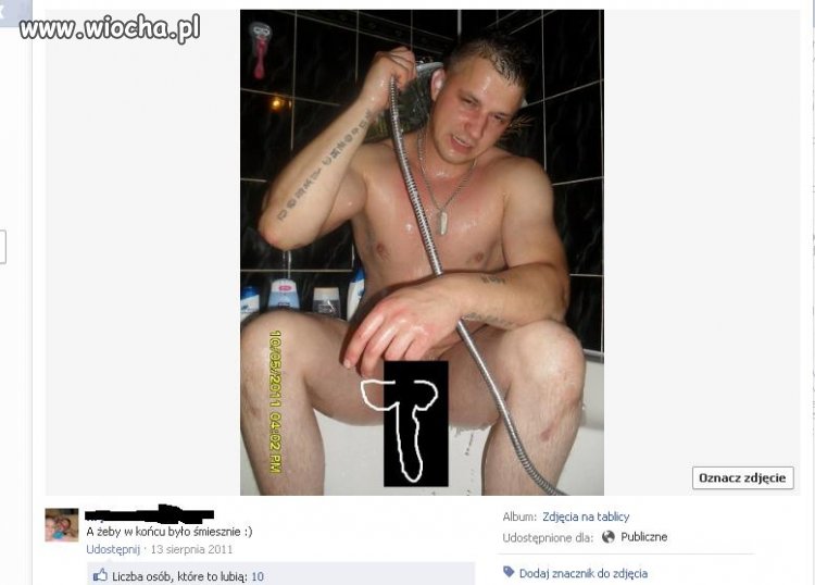 On sam chciał...