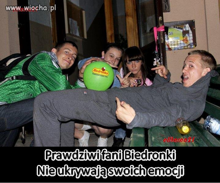 Prawdziwi fani Biedronki