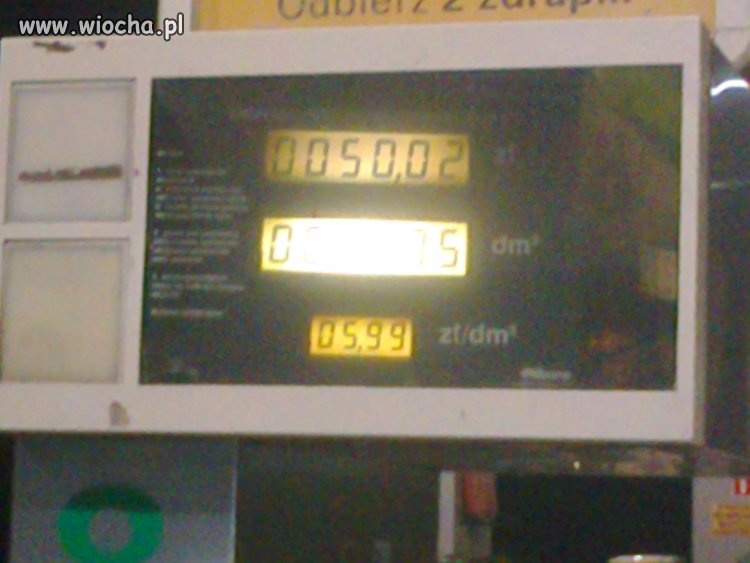 ON- 5.99 zł/dm3. Opłaty w górę, wypłaty w dół ...