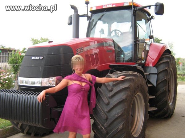 Patrzcie na mój nowy traktor