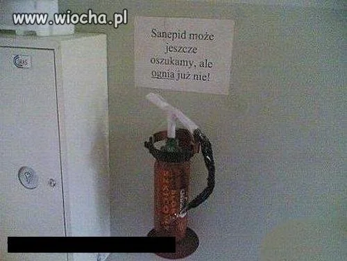 Ogień nie sanepid