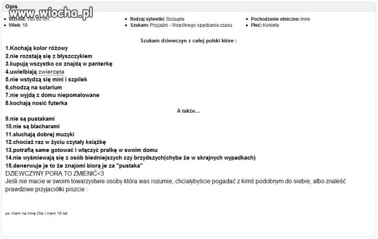 Szukam "różowych przyjaciółek" 