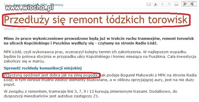 Bo to jest Polska właśnie...