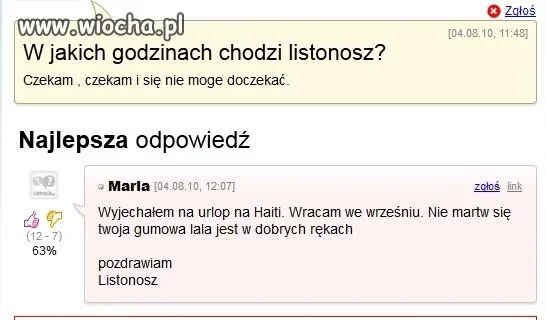 To się dowiedział