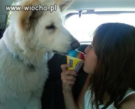 Lizanie loda...