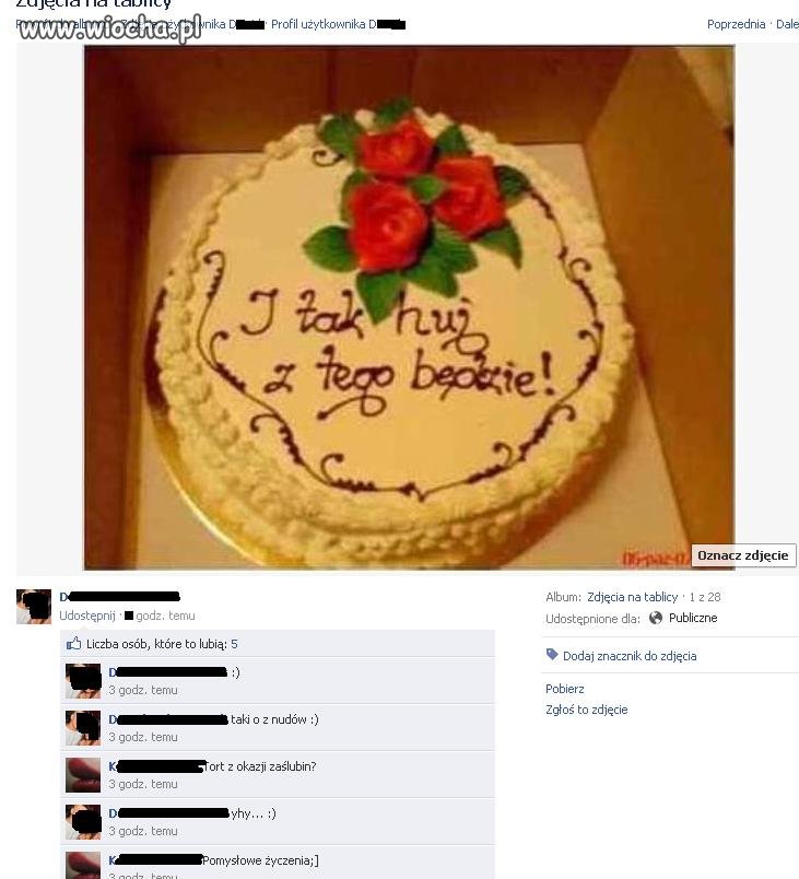 Tort z okazji zaślubin