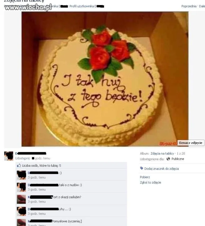 Tort z okazji zaślubin