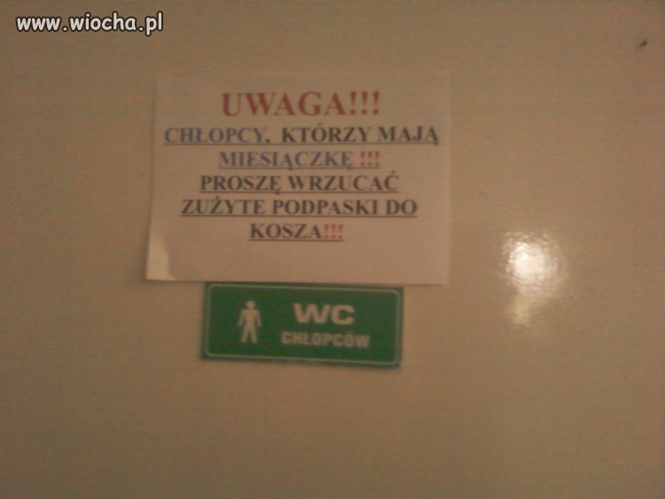 To nie robota uczniów...