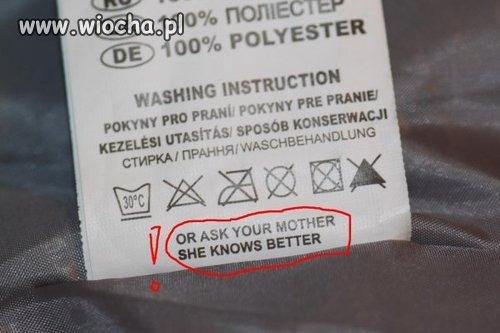 Albo zapytaj swojej matki...