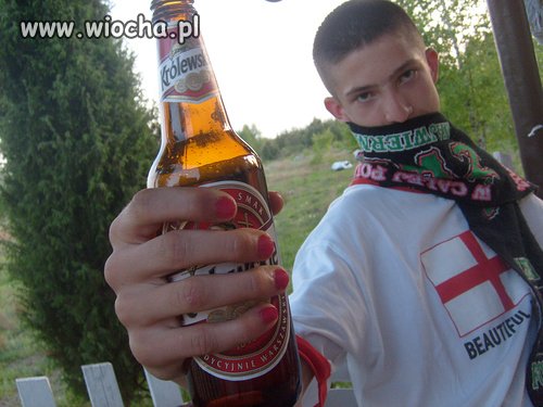 Haha. Największy kibic, a spojrzałeś na 