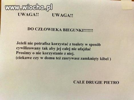 Człowiek biegunka