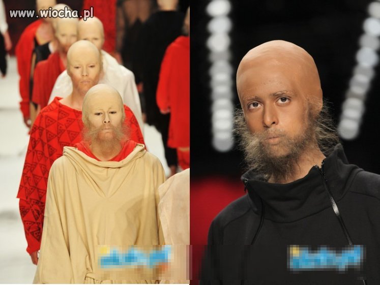 Wiocha na wybiegu...