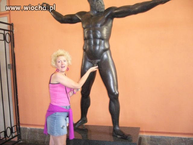 Weź tu babę do muzeum...