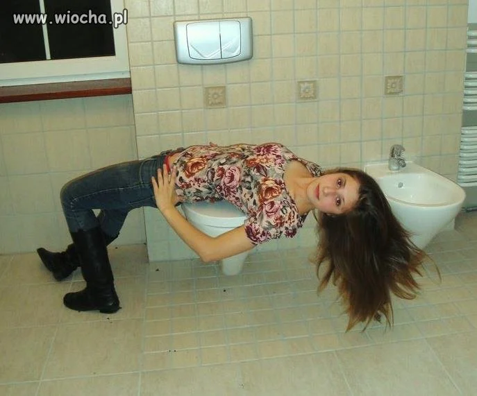 Modelka toaletowa