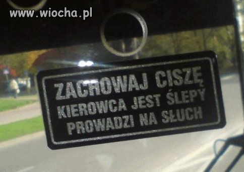 Zachowaj ciszę 
