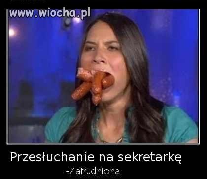 Przesłuchanie na sekretarkę