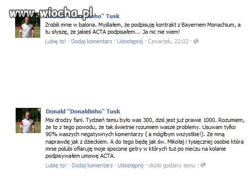 Tusk kłamcą
