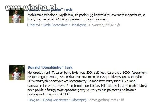 Tusk kłamcą
