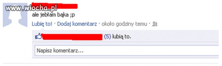 Nie ma to jak pochalić się na facebook