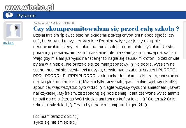 Wiocha w szkole