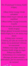 "10 pżykazań krulowej KodiS drógiej"