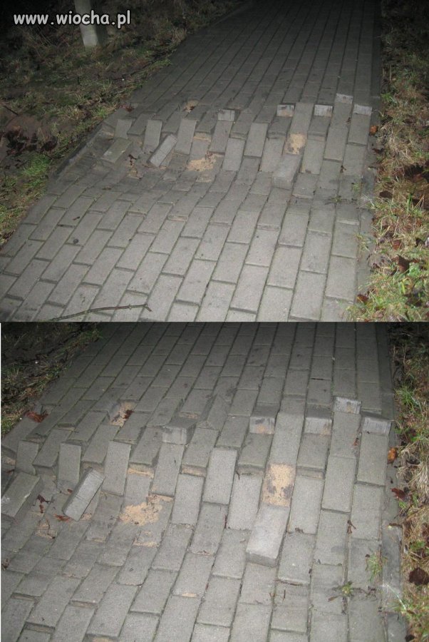 To jest chodnik w Choszcznie.