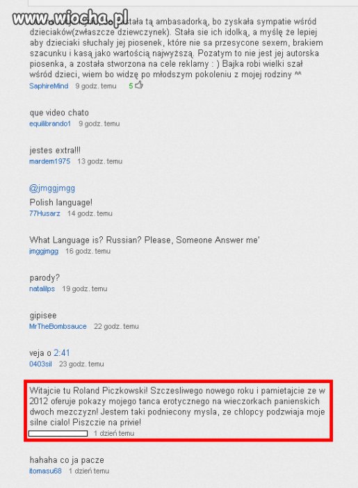 Wiocha na YT