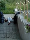 Poskładany przez alkohol