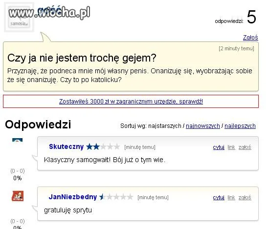 A podobno nie ma głupich pytań.
