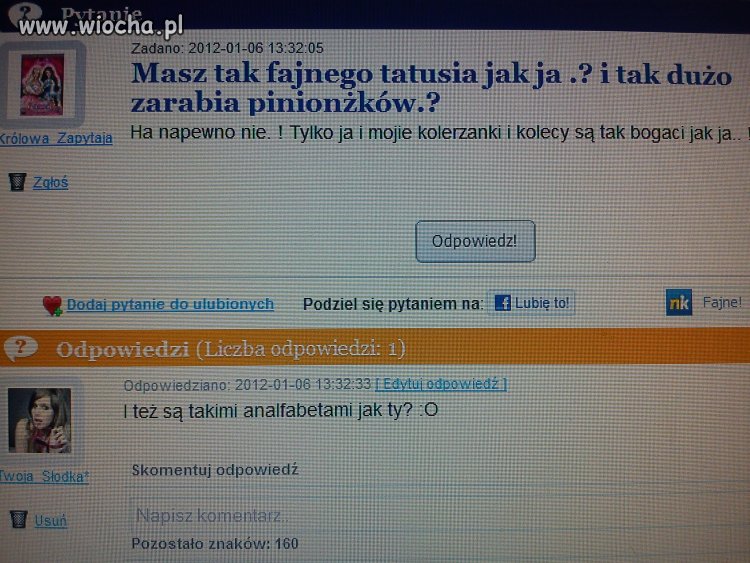 Co te dzieci nie zrobią aby się poniżyć?