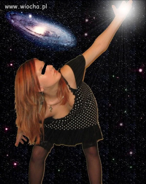 Kosmiczna mistrzyni Photoshopa