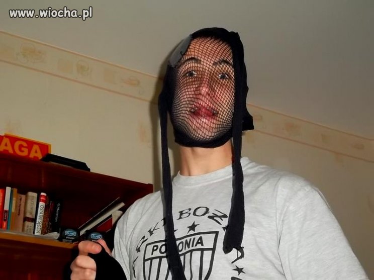Takie tam z rajstopami na głowie...