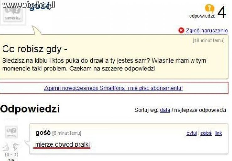 Co robisz gdy??