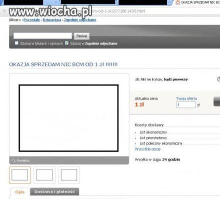 Sprzedam nic ...
