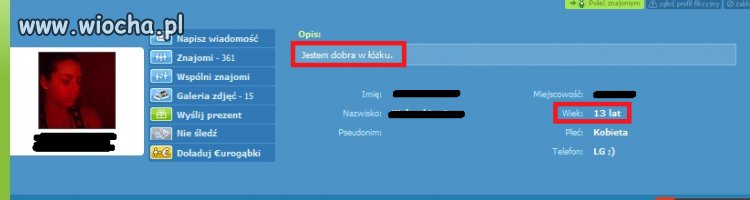 Czy ona coś sugeruje?