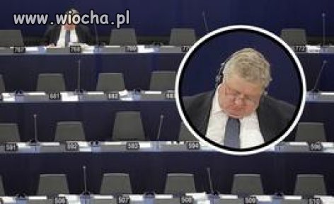 Europoseł Czesław S. z PSL zasnął w Brukseli...