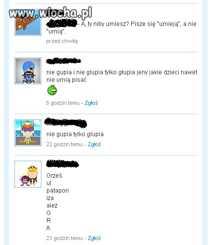 Mistrzów języka polskiego...