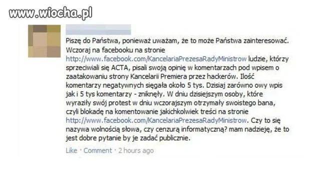 ACTA - dziś tylko ban. Jutro ABW?