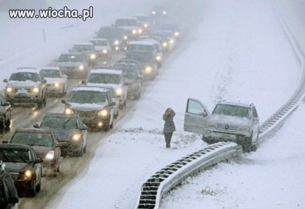 Zima zaskoczyła drogowców