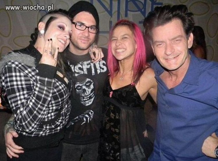 Charlie Sheen człowiek impreza