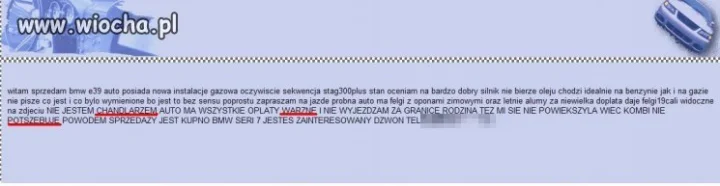 "Chandlarzem" nie jest