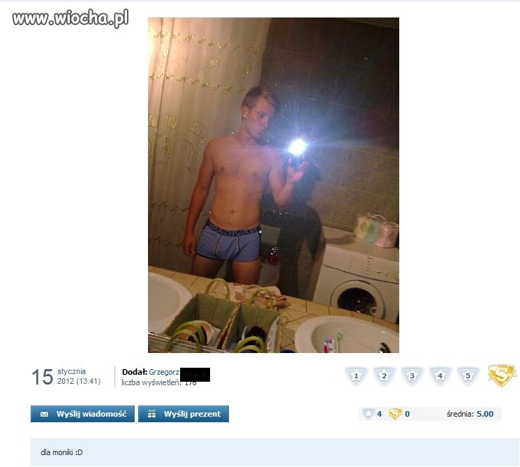 Lans przed lustrem: dla moniki 