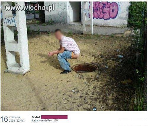 Na "Małysza" w środku miasta ..
