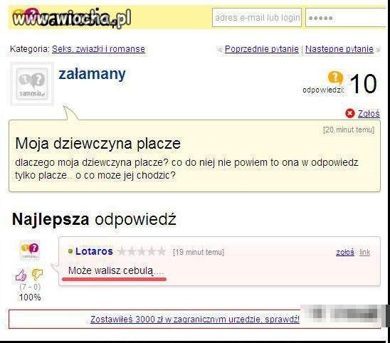 Ludzka szczerość.