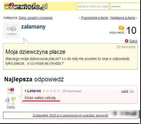 Ludzka szczerość.