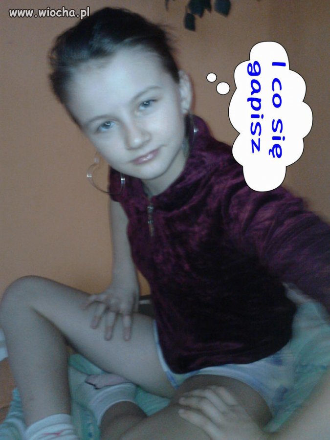 "I co się gapisz??? Ducha zobaczyłeś???" 