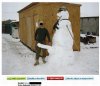 To ja i mój bałwanek.
