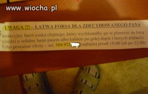 Kto wychłosta pana w laczkach?